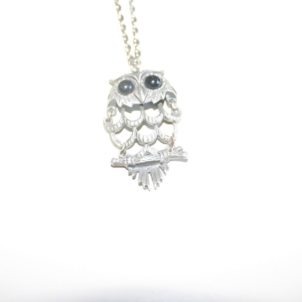 OWL Necklace VINTAGE 1970's Collecting Owls? Mint Condition